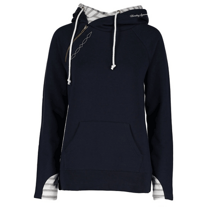 Fancy Stitch Hoodie: Navy Horseplay Apparel