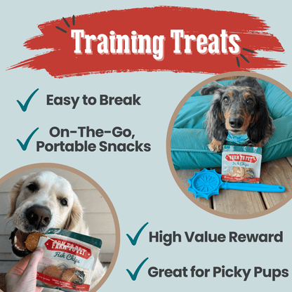 Fish Chips Snack Pack Bundles | Dog Treats for Training & Travel Farm To Pet