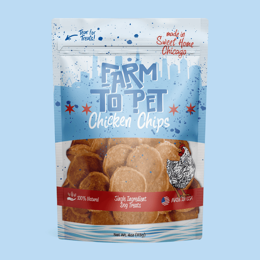 Chicago Chicken Chips for Dogs | Dog Treats To Celebrate Our Hometown Farm To Pet