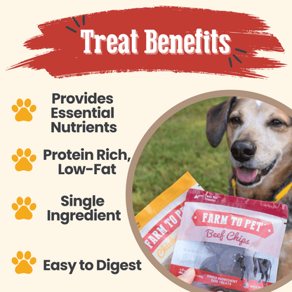 Puppy Packs 'n Snacks Dog Treat Starter Pack | Single-Ingredient Training Treats Farm To Pet
