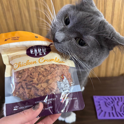 Chicken Crumbles Cat Treats | Single-Ingredient Treats for Cats Farm To Pet