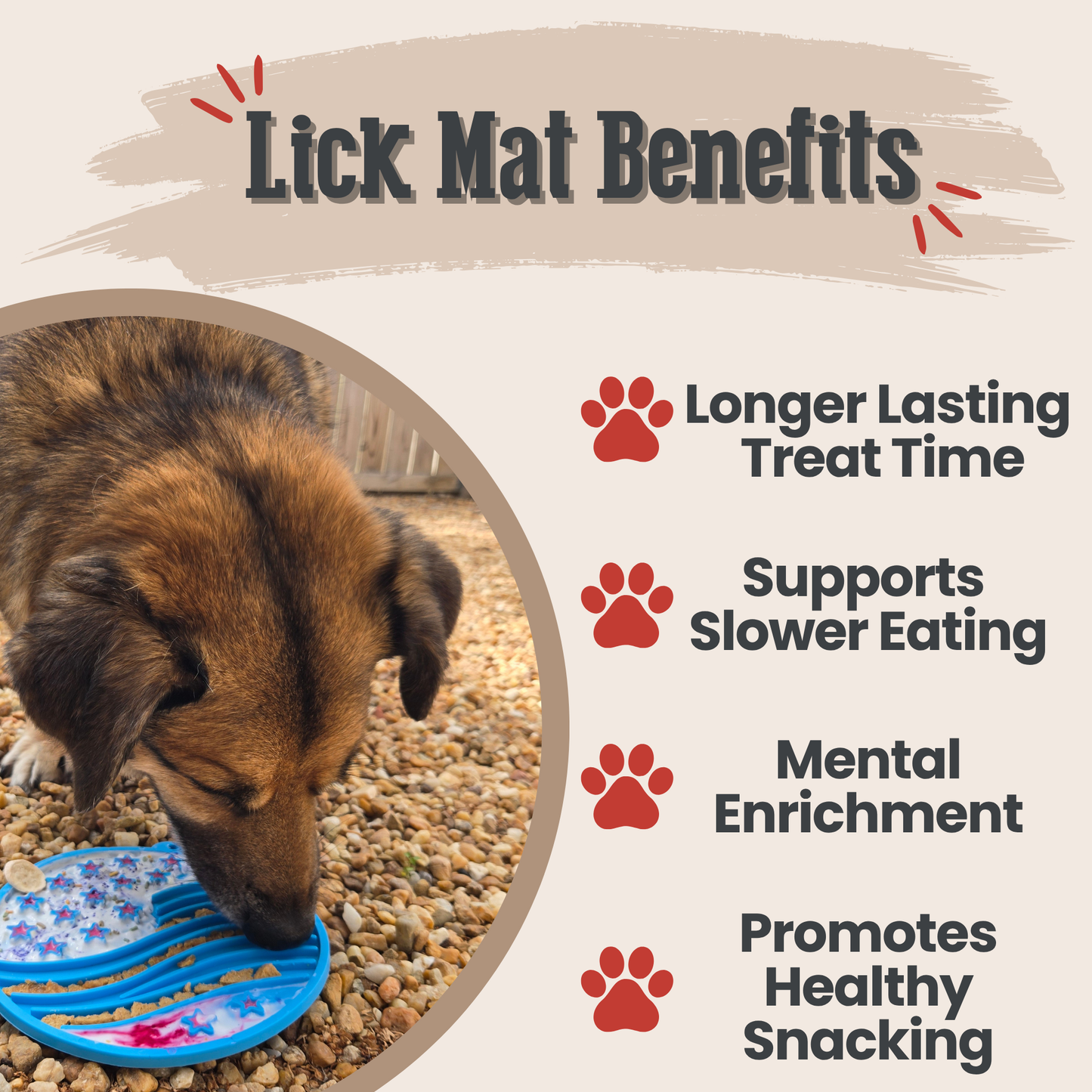 Dog Lick Mats with Suction Cups Farm To Pet