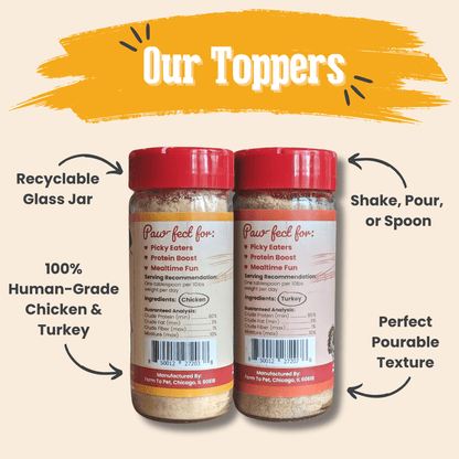 Chicken & Turkey Dog Food Topper Bundle Farm To Pet