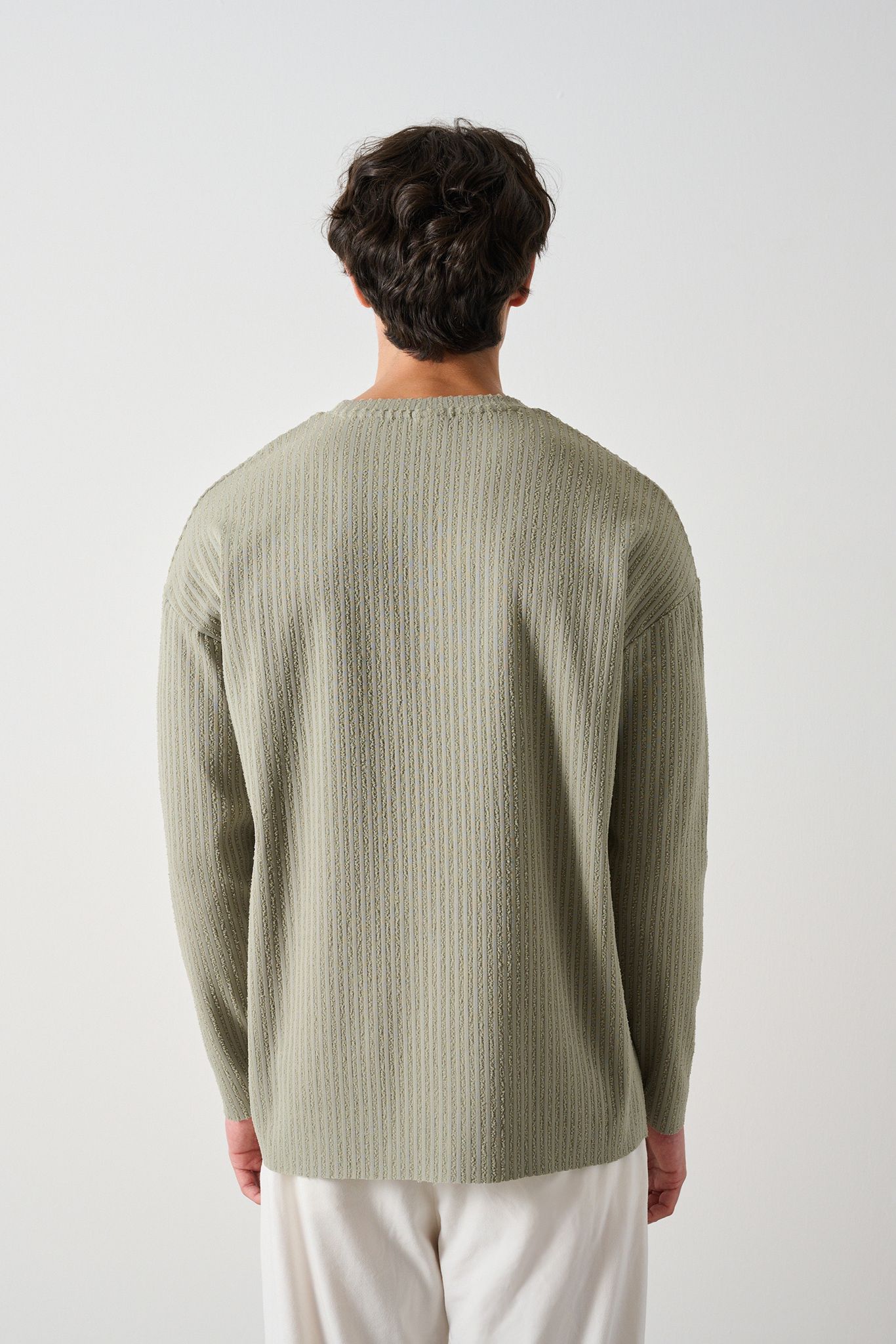 Modern Couture Patterned Oversized Knitwear Withinblack