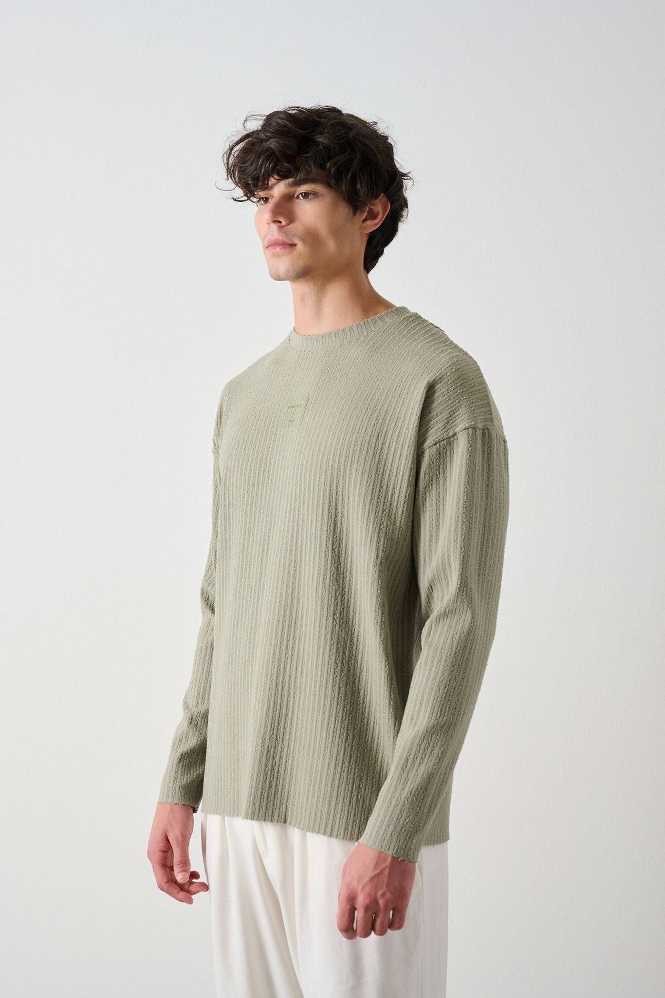 Modern Couture Patterned Oversized Knitwear Withinblack