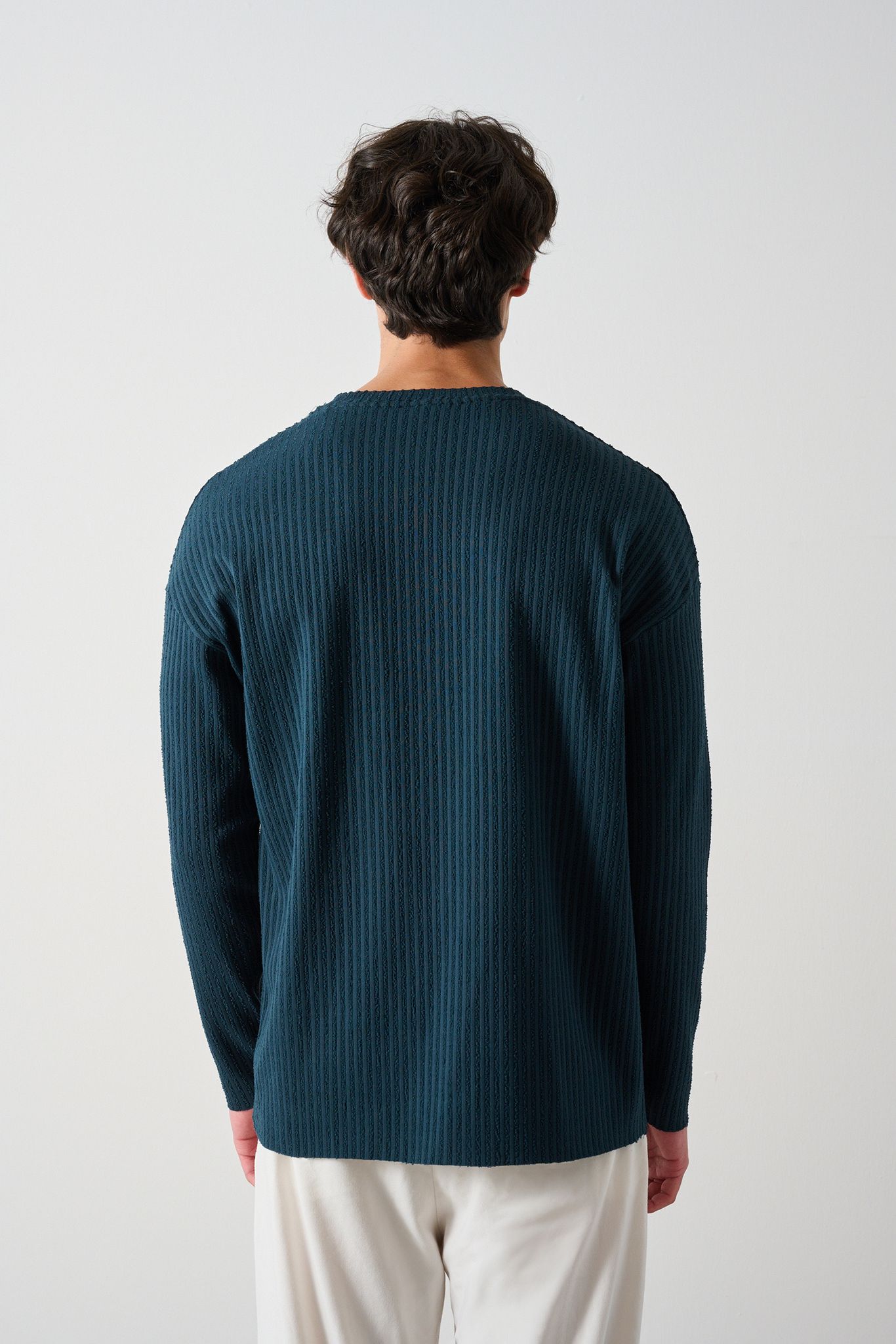 Modern Couture Patterned Oversized Knitwear Withinblack