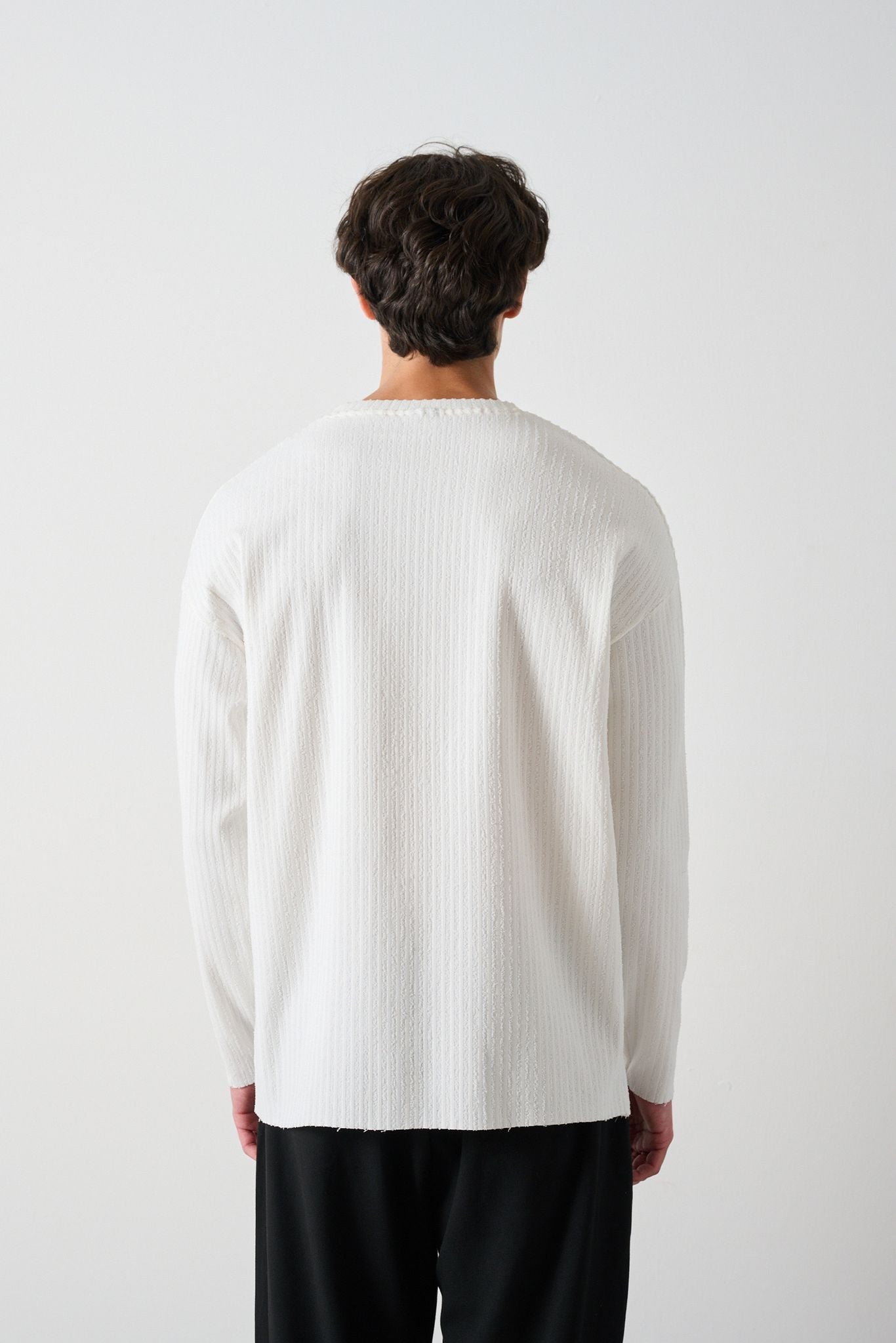 Modern Couture Patterned Oversized Knitwear Withinblack