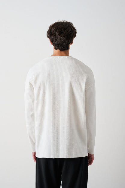 Modern Couture Patterned Oversized Knitwear Withinblack