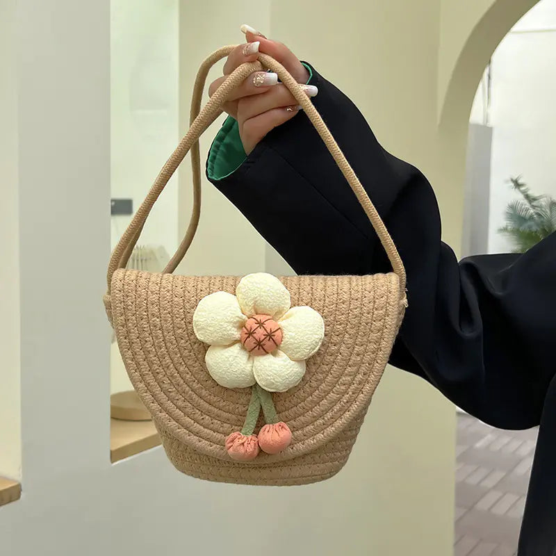 Cotton Weaving Messenger Bag