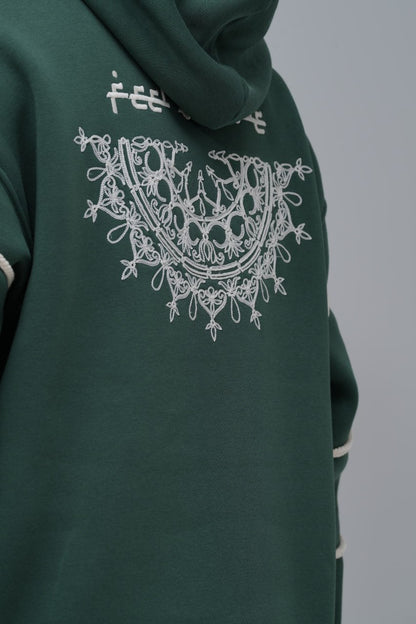 "Feel Inside" Embroidered Hoodie Withinblack