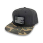 Firearm Flag Woven Patch Hat Shield Republic