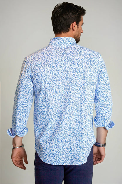 Five-O Floral Long Sleeve Tech Shirt Buki