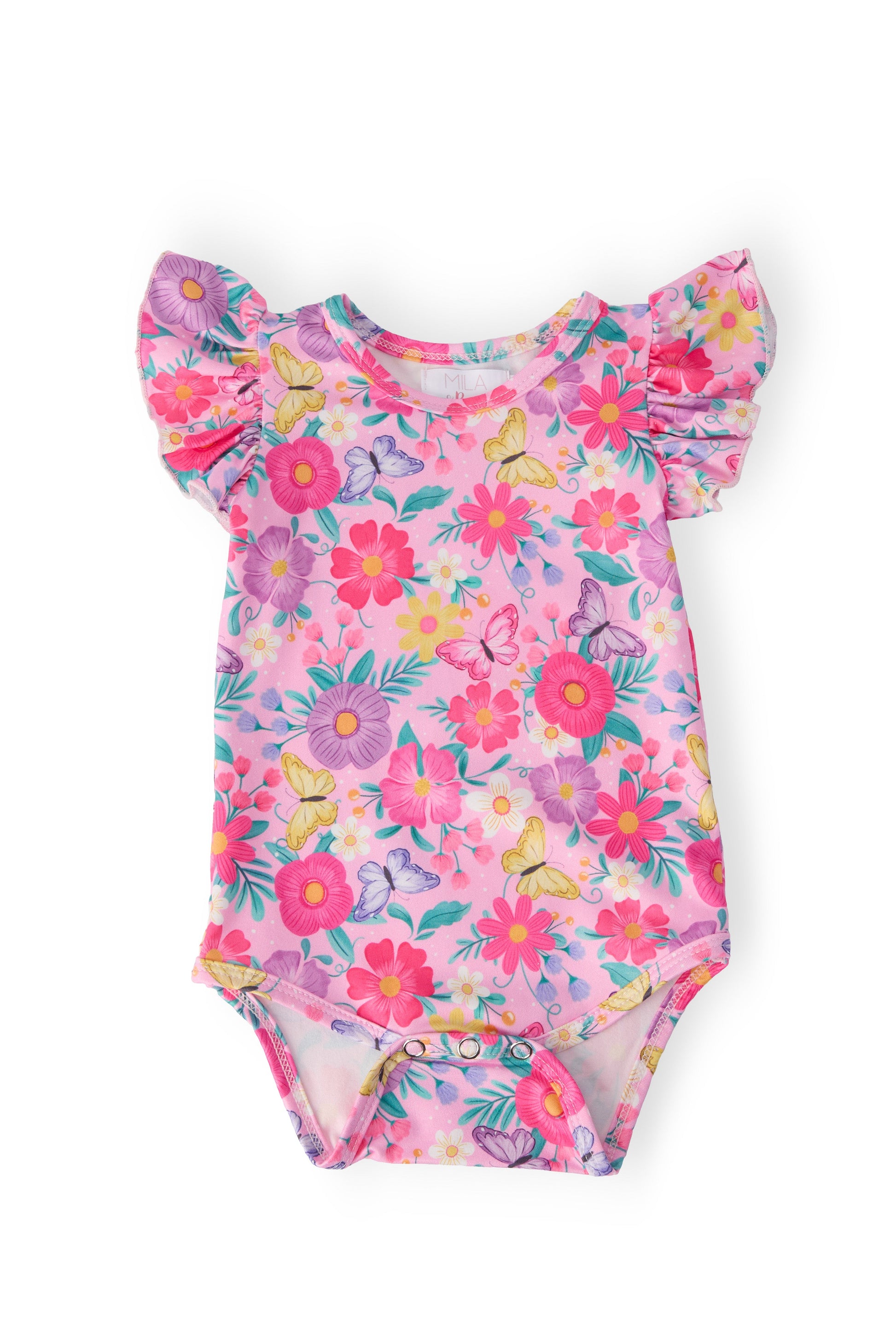 Fluttering Garden S/S Flutter Bodysuit Mila & Rose ®