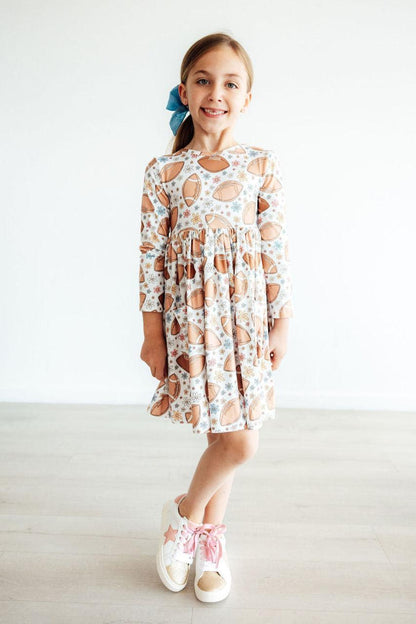 Football Friday L/S Pocket Twirl Dress Mila & Rose ®