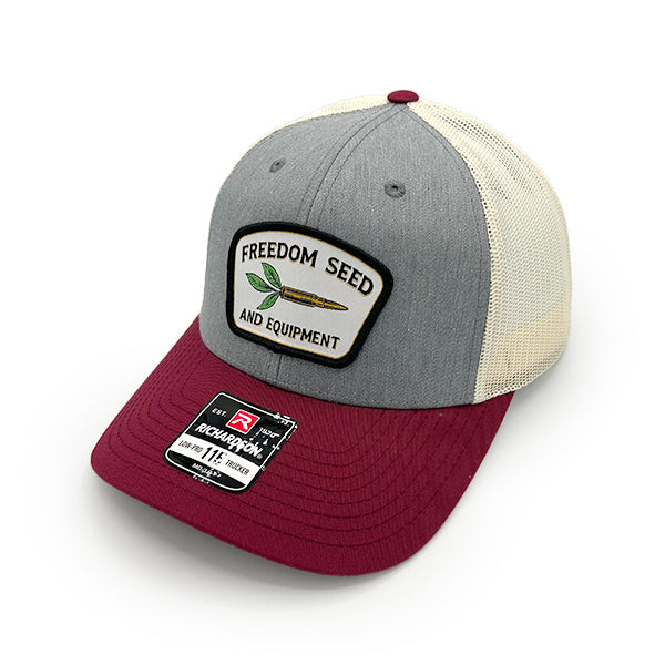 Freedom Seed and Equipment Woven Patch Hat Shield Republic