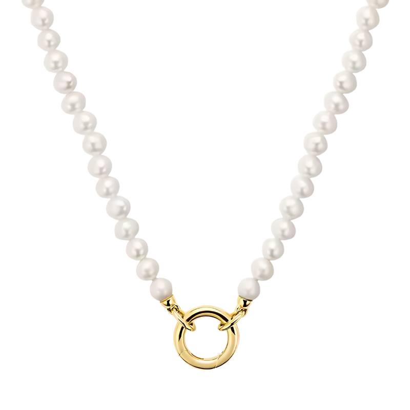 Pearl Necklace with Charm Holder ~ Deep South Originals Deep South Originals