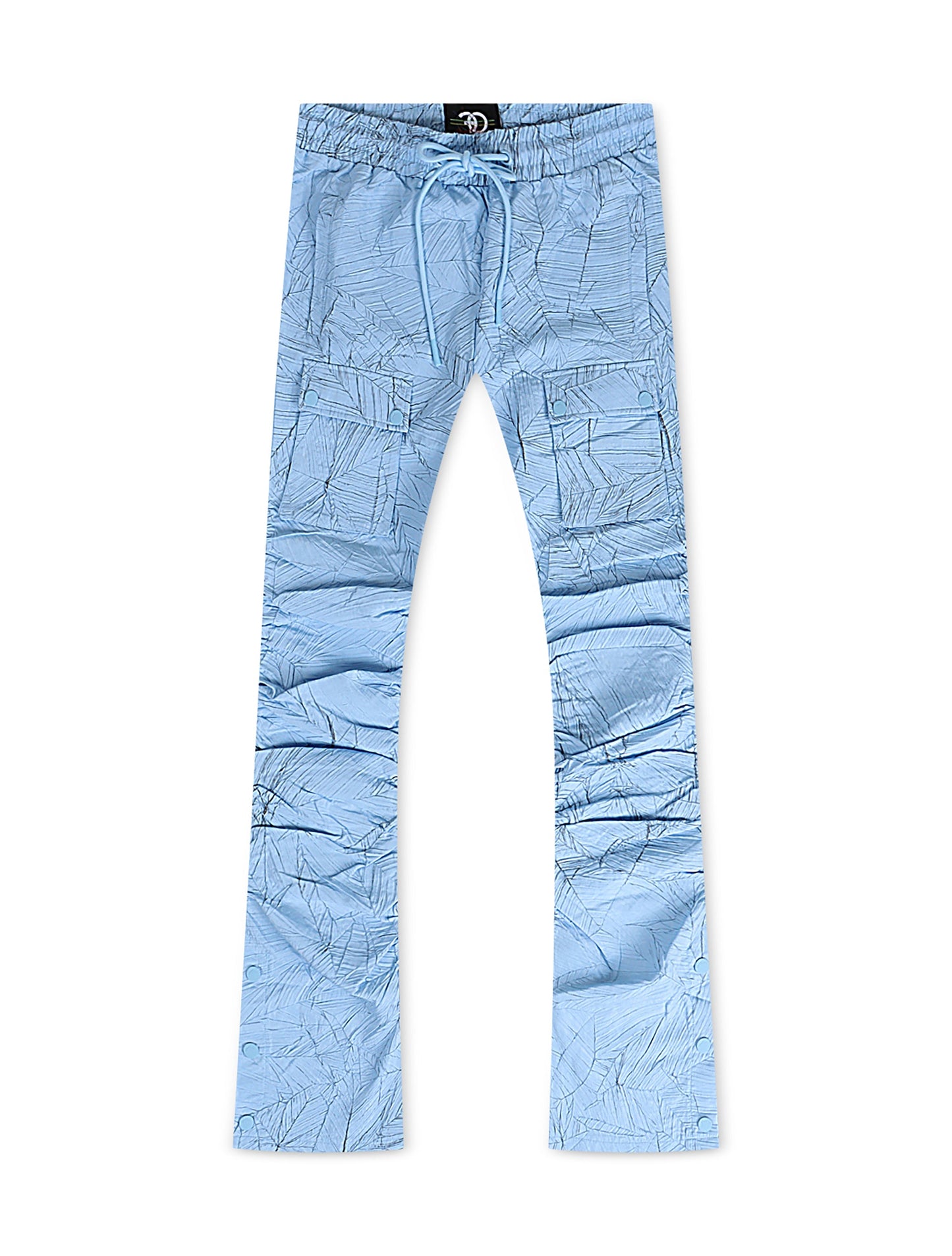 Frost Original Monico Nylon Stacked Pants- Blue Denim Exchange