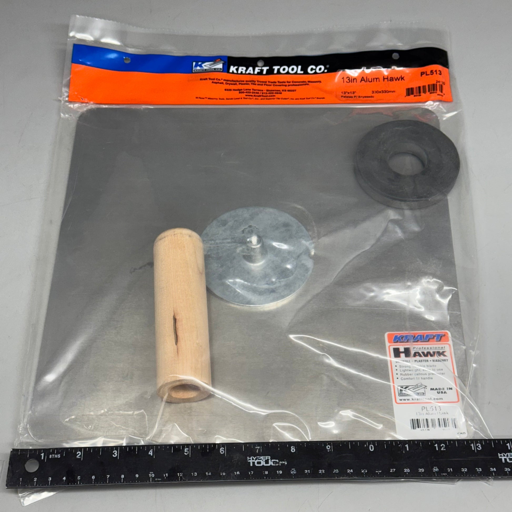 KRAFT TOOL CO. (2 PACK) Alum Hawk 13" PL513 PayWut