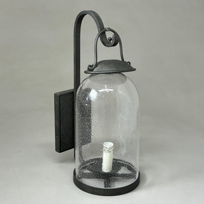 HUDSON VALLEY Lighting Group Napa County Wall Sconce Seedy Glass/Black B5181-FRM PayWut