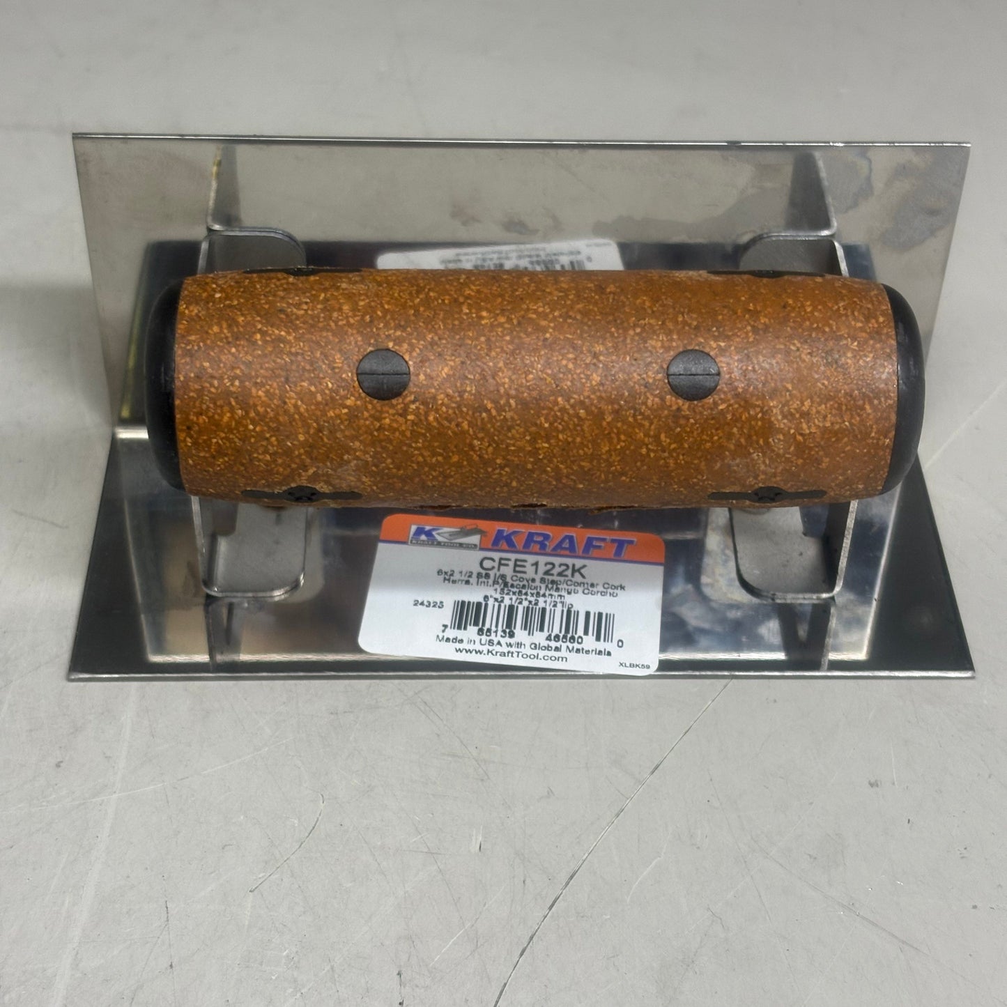 KRAFT TOOL CO Elite Series Five Star Inside Square Step Tool Cork Handle 6x2-1/2 PayWut