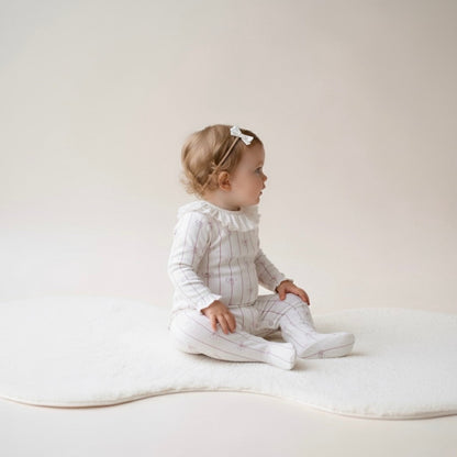 Lilac Bow Romper Set Honey and Hive