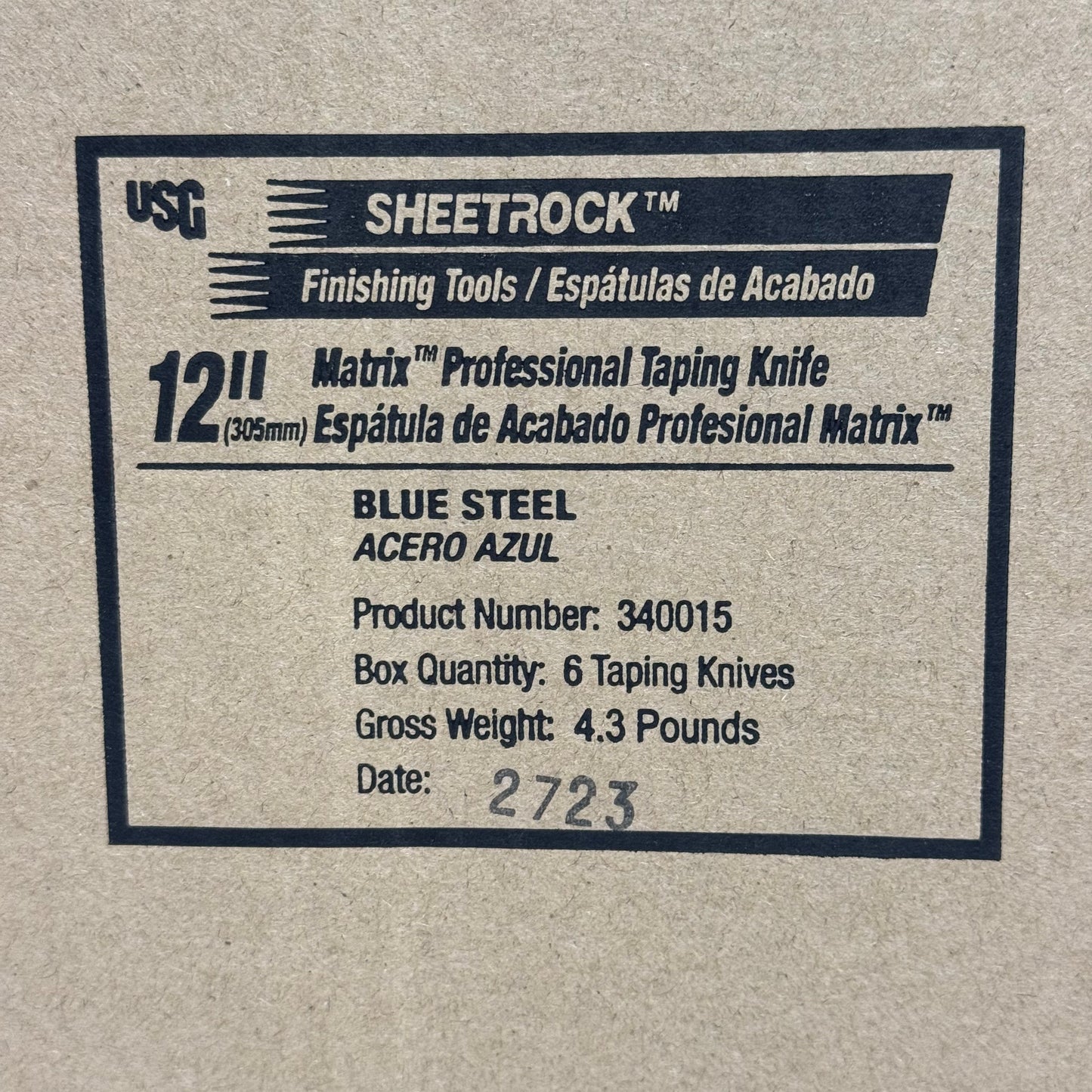 USG SHEETROCK TOOLS (2 PACK) Matrix Professional Taping Knife 12" 340015 PayWut