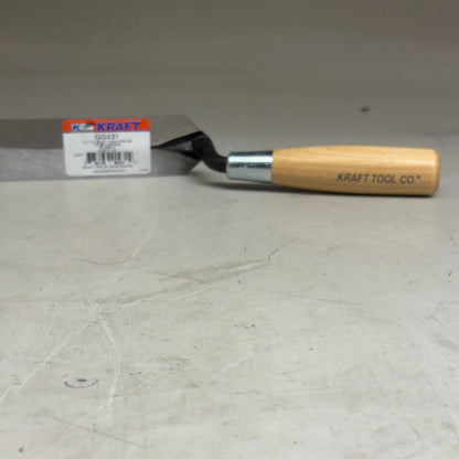 KRAFT TOOL CO Margin Trowel with Wood Handle 5" x 1-1/2" GG431 PayWut