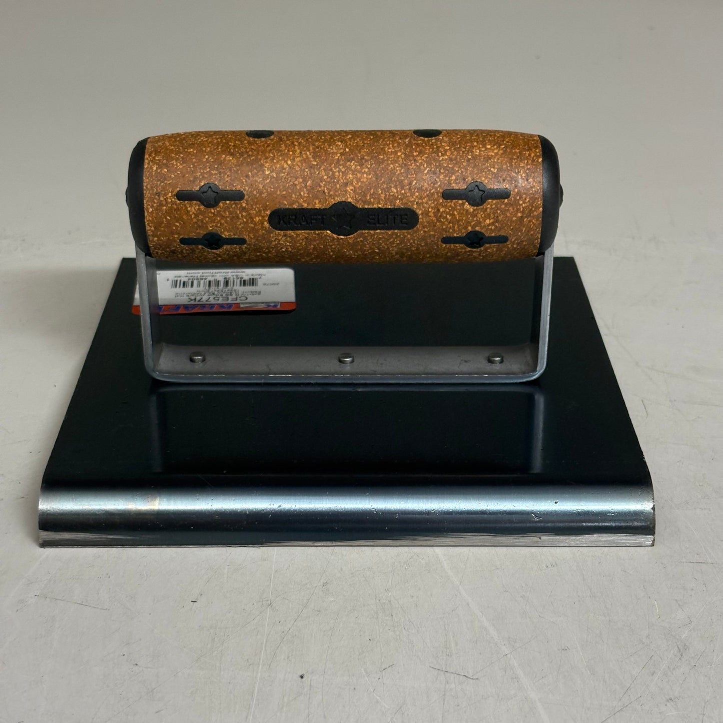 KRAFT TOOL CO Blue Steel Edger with Cork Handle 6" x 6" 1/2"R CF577K (New) PayWut