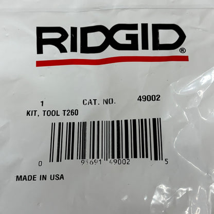 RIDGID Tool 4 Piece Kit For 380/3800 Drum Machines 49002 T-260 PayWut