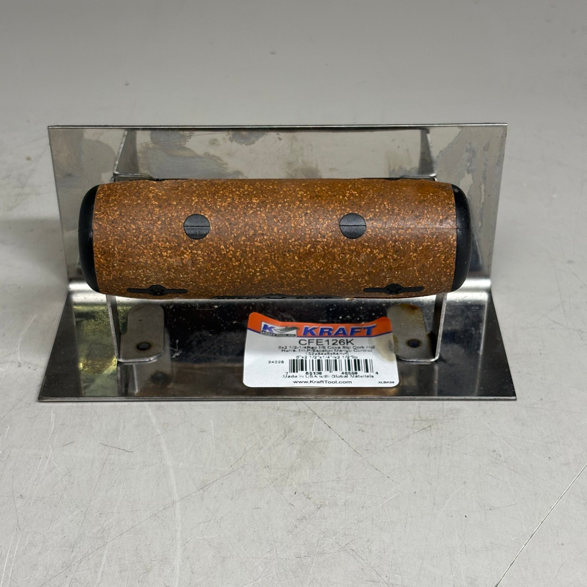 KRAFT TOOL CO Elite Series Five Star Inside Step Tool Cork Handle 6x2-1/2 1/4R PayWut