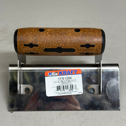 KRAFT TOOL CO Elite Series Five Star Outside Step Tool Cork Handle 6x2-1/2 1/4R PayWut