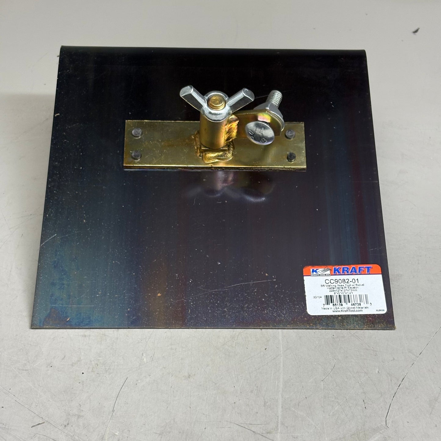 KRAFT TOOL CO Lip Blue Steel Walking Nose Tool 9" x 9" 1/2"R 4" CC9082-01 PayWut