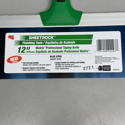 USG SHEETROCK TOOLS (2 PACK) Matrix Professional Taping Knife 12" 340015 PayWut