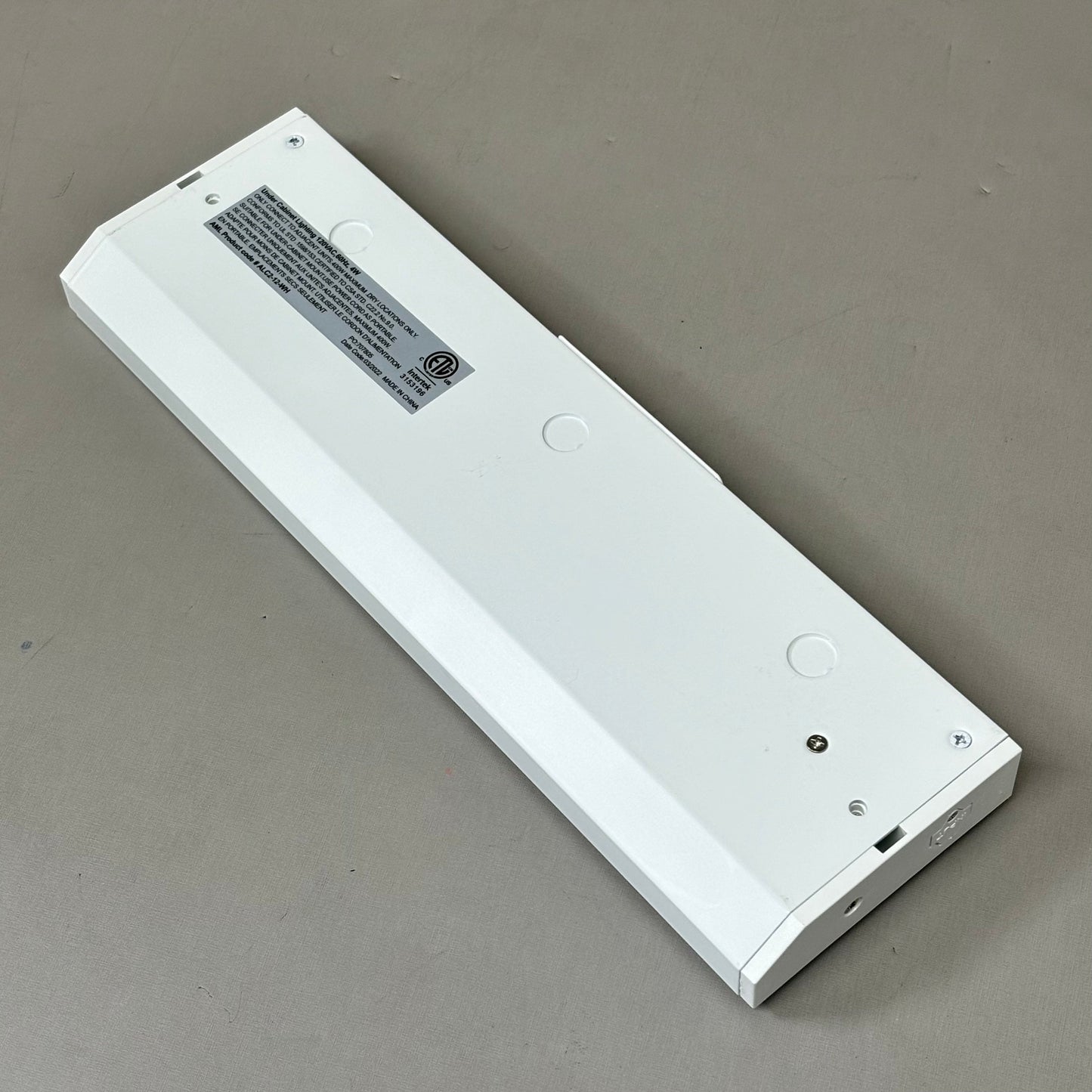 AMERICAN LIGHTING 2 LED Under Cabinet Light 12" 4W 3000K White ALC212WH PayWut