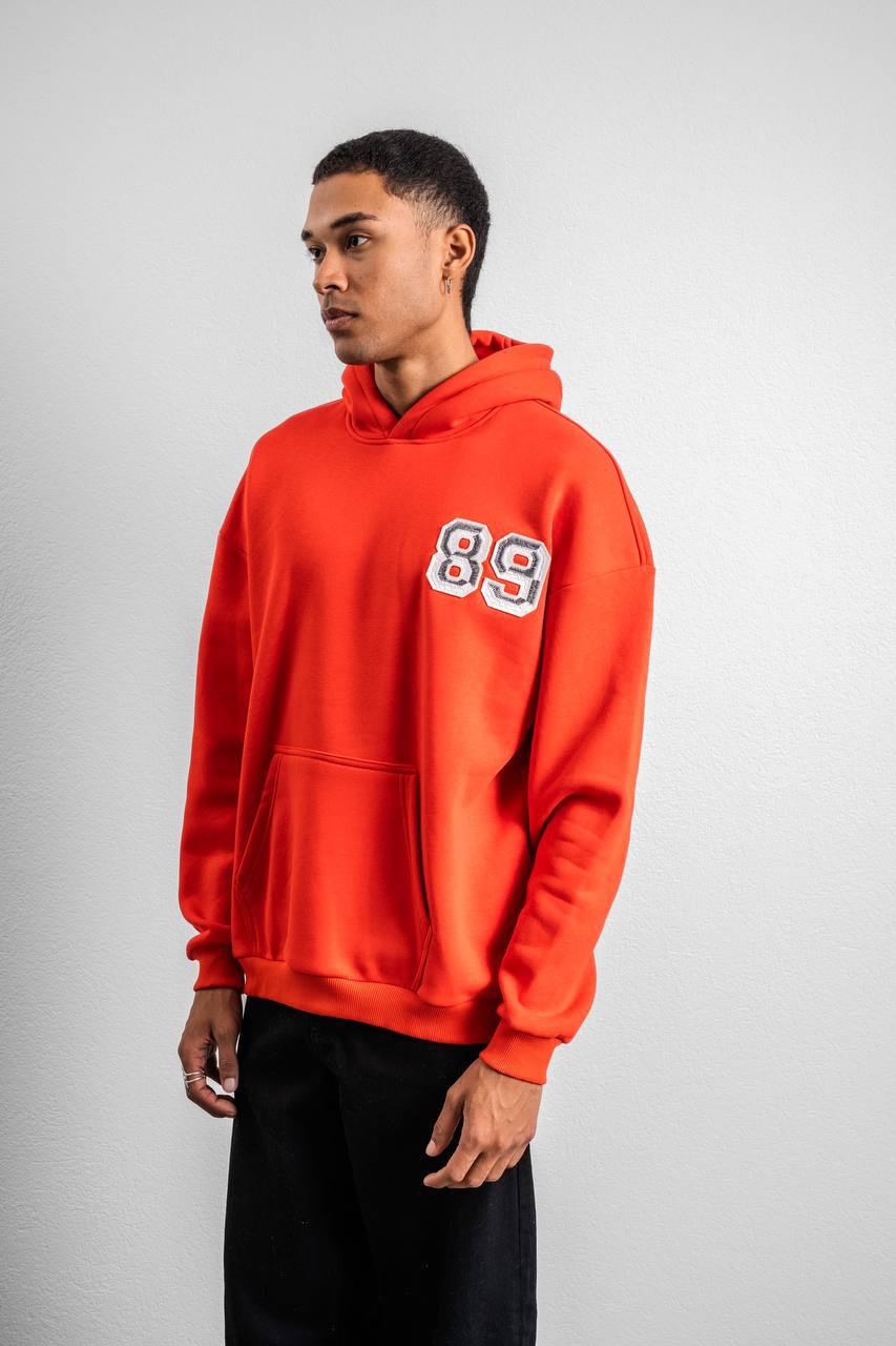 Funny '89' Graphic Hoodie with Humorous Quote Withinblack