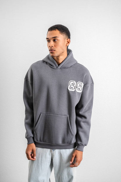 Funny '89' Graphic Hoodie with Humorous Quote Withinblack