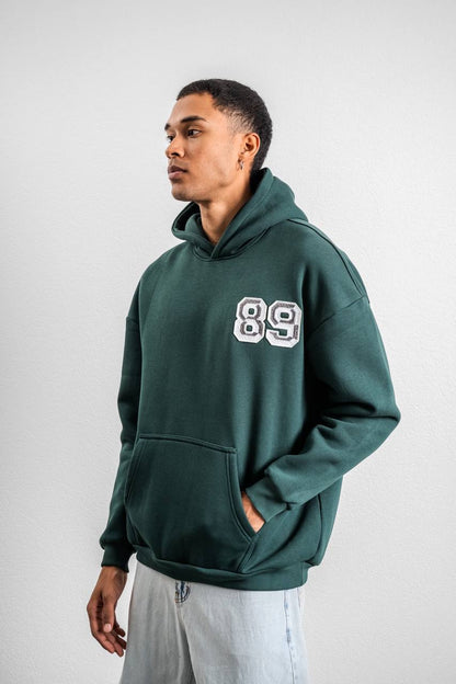 Funny '89' Graphic Hoodie with Humorous Quote Withinblack