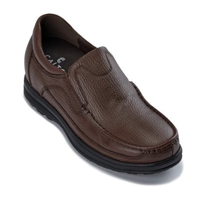 CALTO - G1827 - 3 Inches Taller (Brown) - Lightweight Tallmenshoes.com