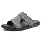 Men's Soft Sole Leather Non-Slip Flip Flops Shoes