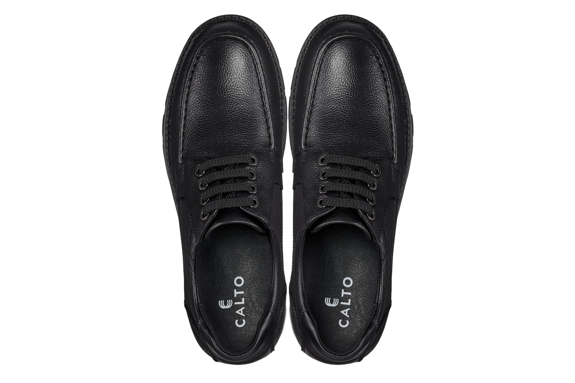 CALTO - G6381 - 3 Inches Taller (Black) Tallmenshoes.com
