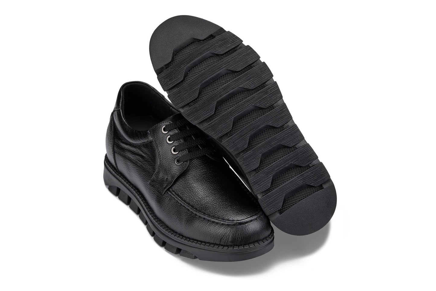 CALTO - G6381 - 3 Inches Taller (Black) Tallmenshoes.com