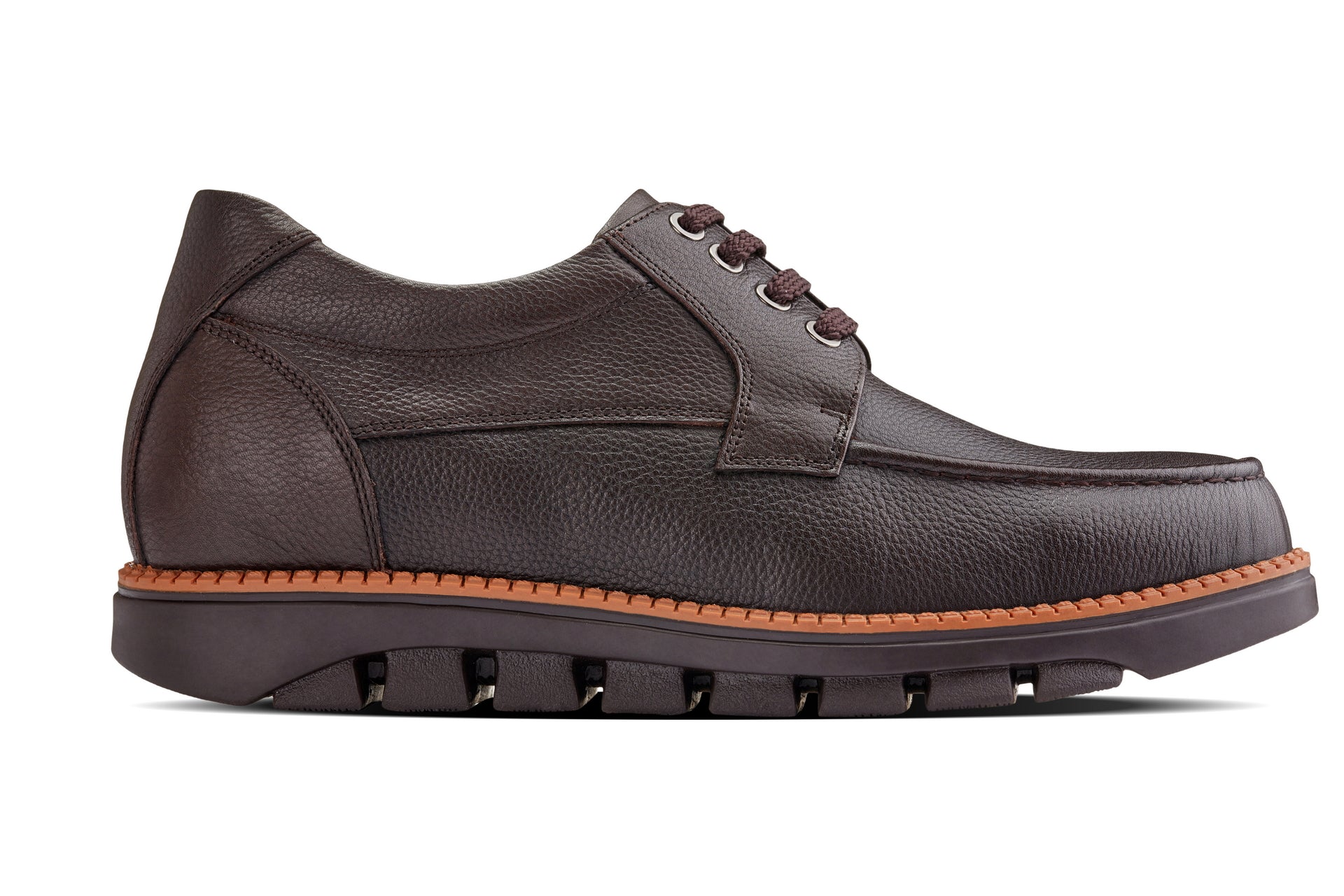 CALTO - G63811 - 3 Inches Taller (Dark Brown) Tallmenshoes.com