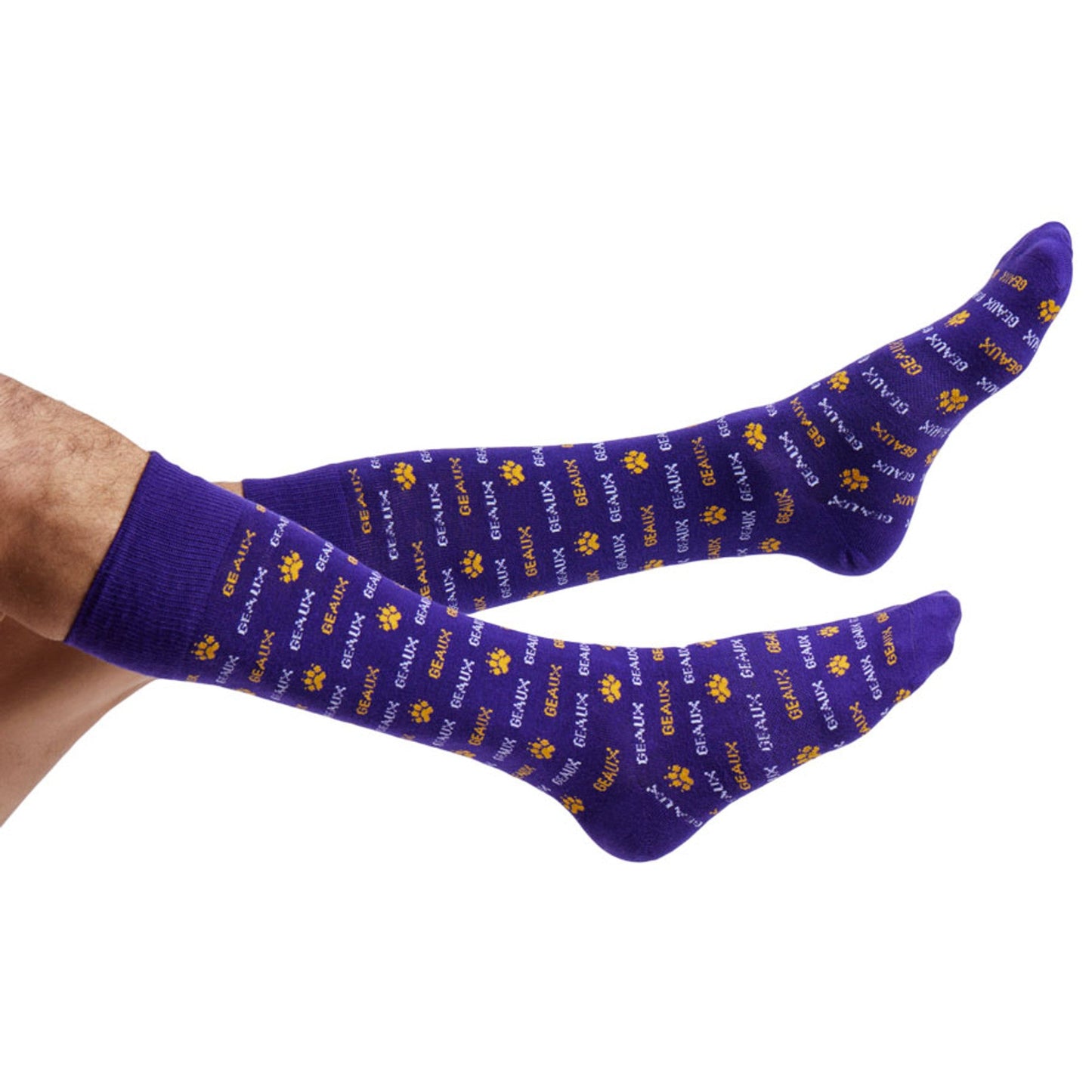 Purple Tigahs Dress Socks DeadSoxy