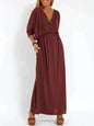 V-Neck Maxi Dress