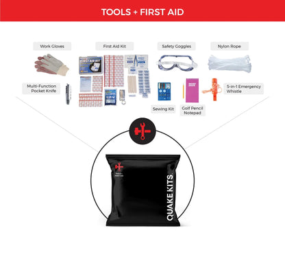 Completely Prepared Emergency Kit quakekits.com