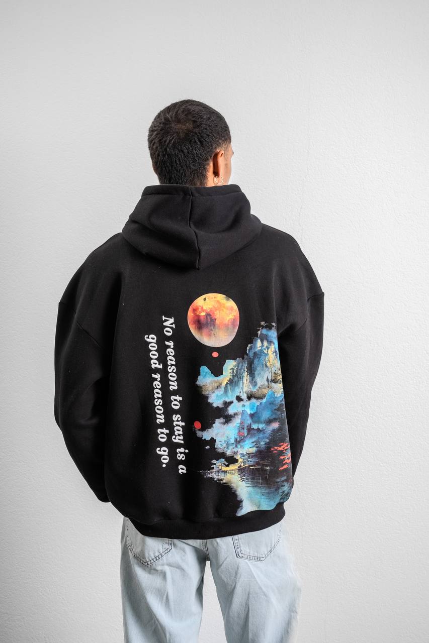 Galaxy View Oversize Sweatshirt Withinblack