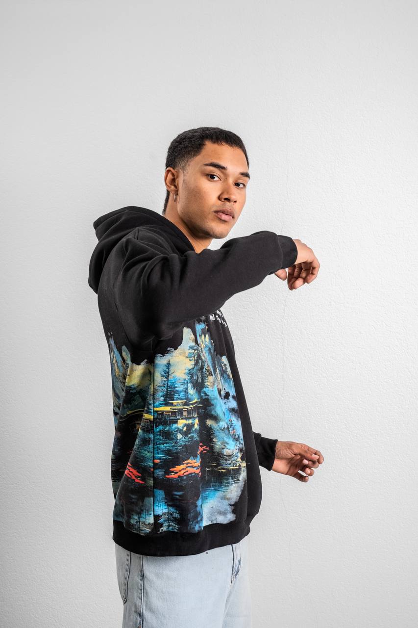 Galaxy View Oversize Sweatshirt Withinblack