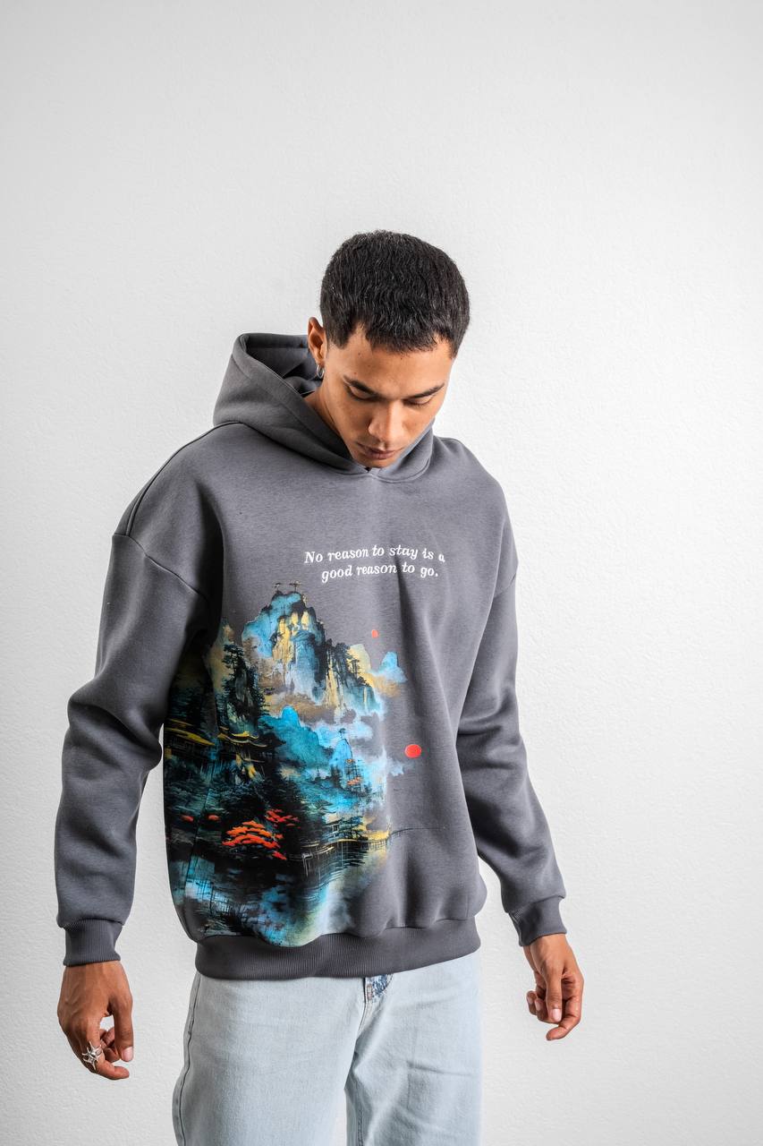 Galaxy View Oversize Sweatshirt Withinblack