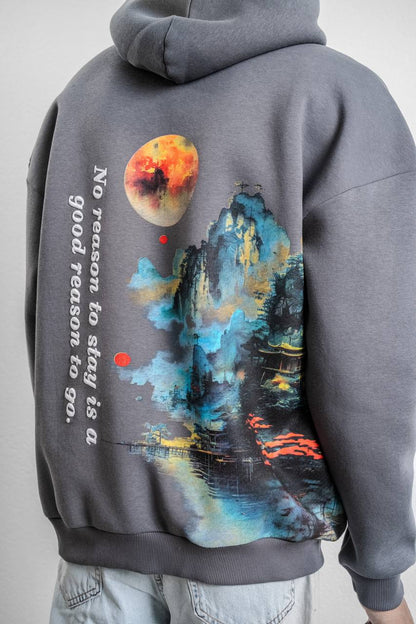 Galaxy View Oversize Sweatshirt Withinblack
