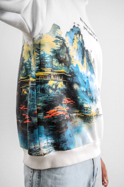 Galaxy View Oversize Sweatshirt Withinblack